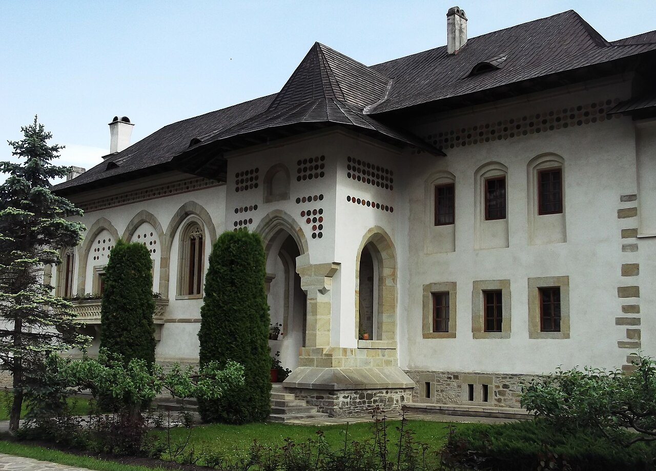 Casa domnească: fațadă, ferestre, portal și acoperiș.