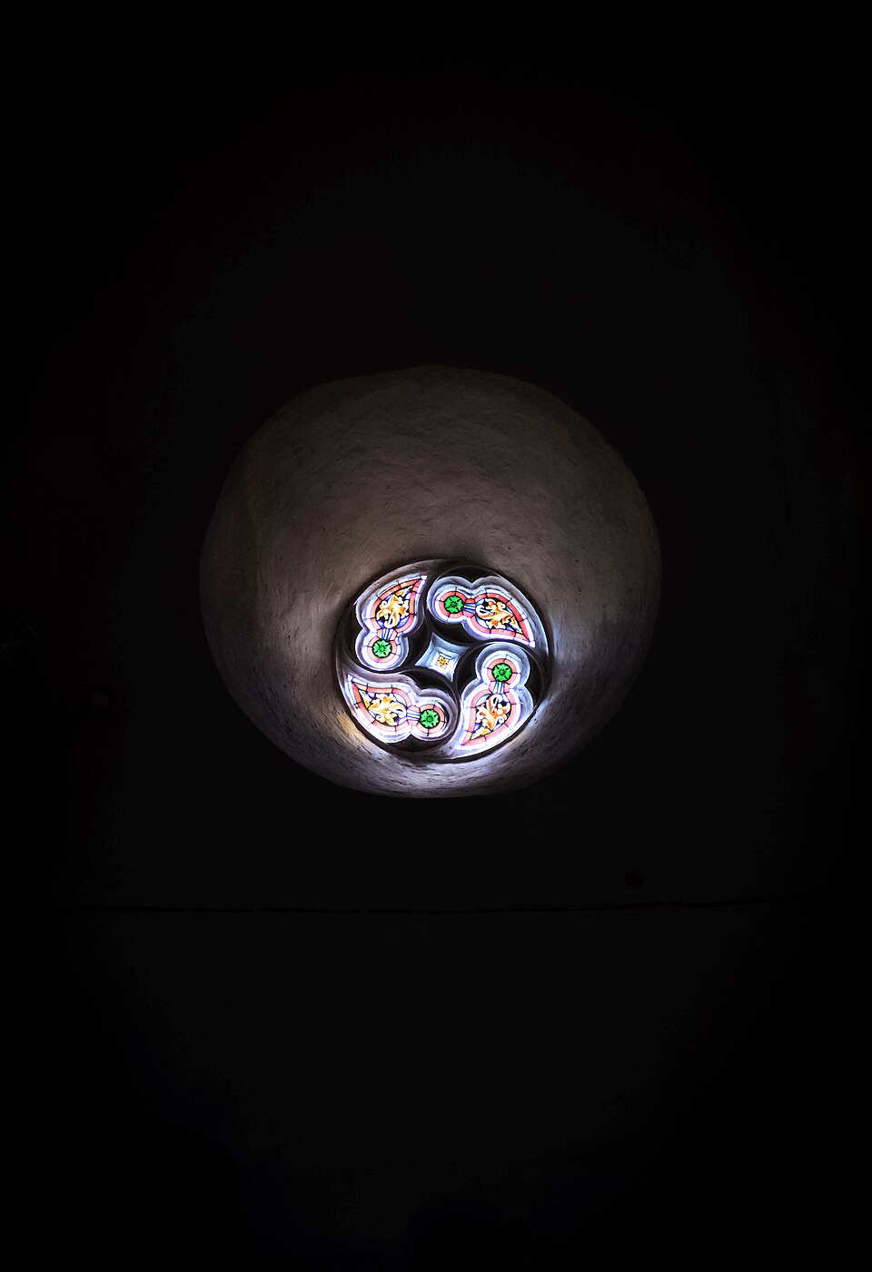 Rozetă văzută din interior.